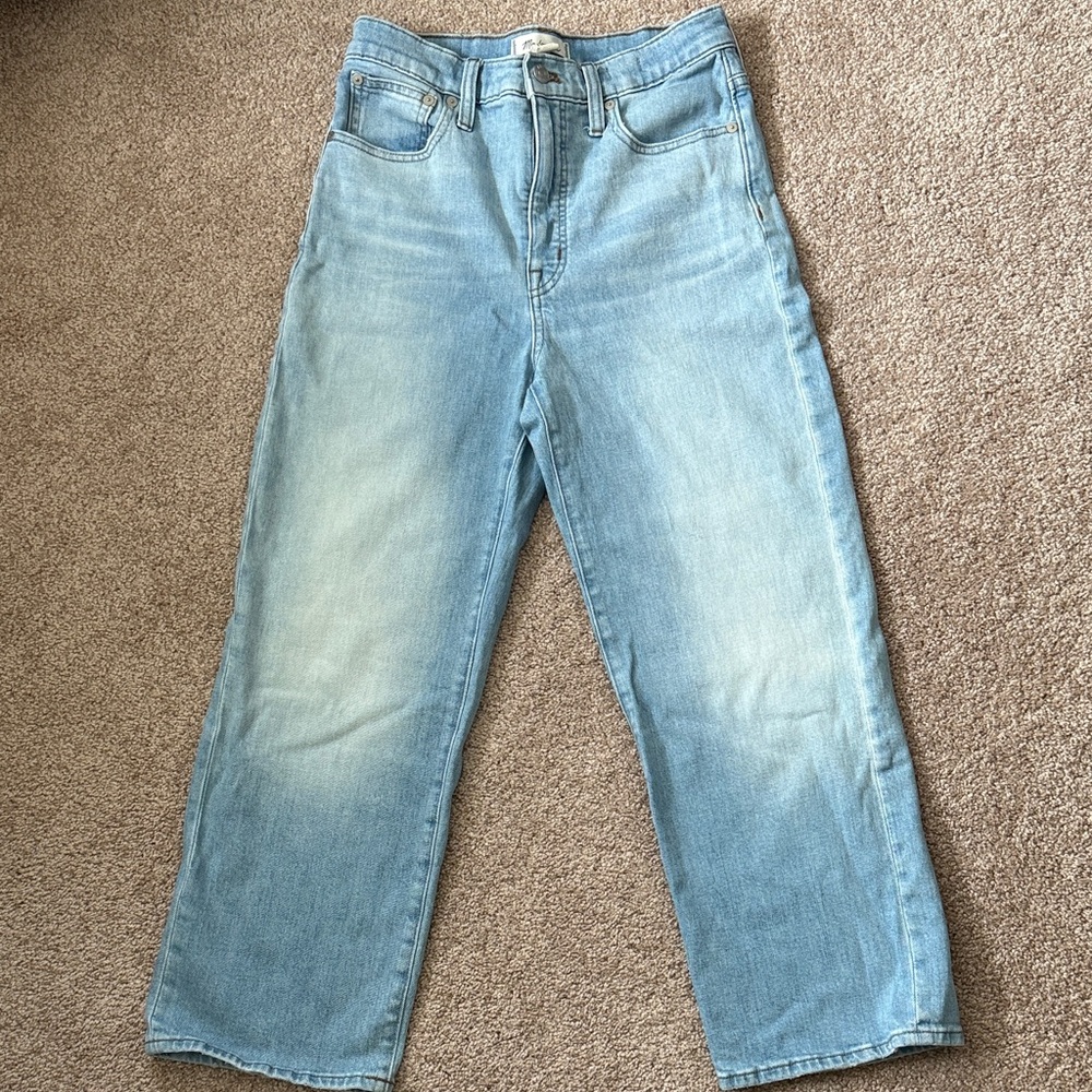 Madewell Slim Wide Leg Denim Jeans